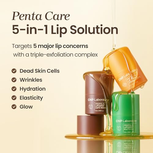 CNP Café Lip Butter - Propolis Lipcerin™ 05 Caffé Mocha, Hydrating Overnight Manuka Lip Balm & Mask, 12hr Long-Lasting Moisture, Stocking Stuffers, Gifts for Women, 0.5 fl.oz. - Image 4