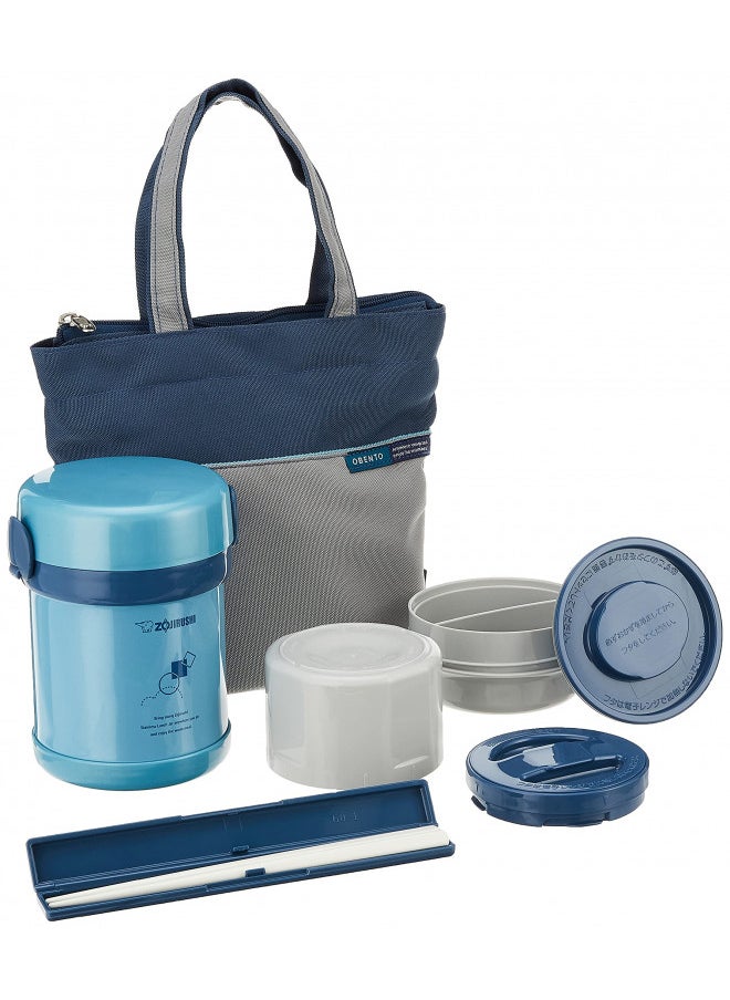 Zojirushi Ms. Bento Stainless Lunch Jar, One size, Aqua Blue