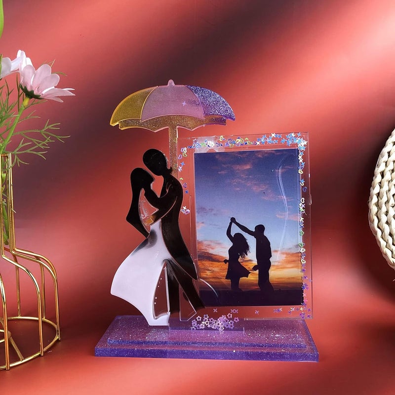 Silicone Casting Mold for Couple Shaped Frame Epoxy Resin Frames, Great for Craft Projects and Individualized Gifts Desktop Decoration Mold - Image 5