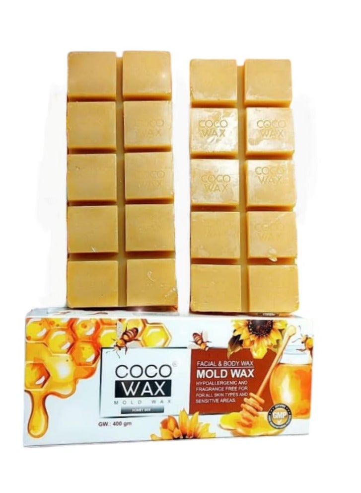كوكو شمع مكعبات  كوكو واكس لازاله شعر الجسم بالعسل