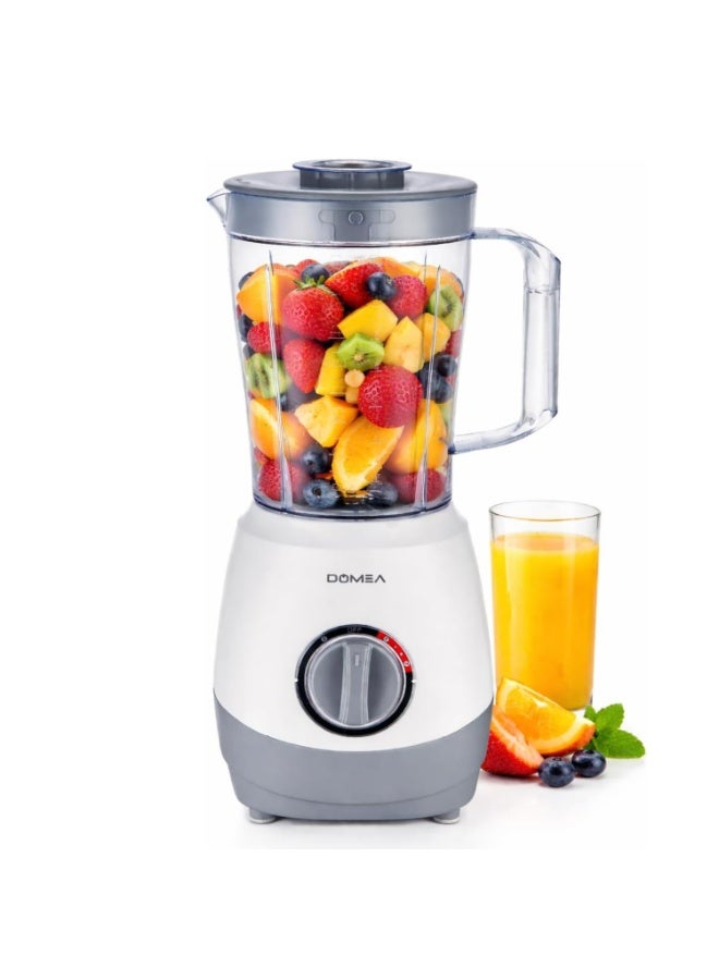 دوميا DOMEA Juice Blender with 1.6L Unbreakable Jar,  400W, Powerful Motor, Auto Cut-Off Protection, Multi-Speed Control for Smoothies, Juices & Kitchen Blending, KB175 - Image 1