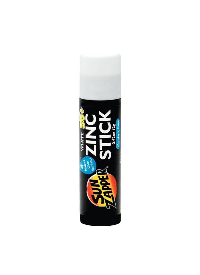Sun Zapper - Zinc Oxide Sunscreen Stick SPF 50+ White – 4-Pack (0.42 oz each) – Water-Resistant Mineral Sunblock – Made in Australia - Image 1