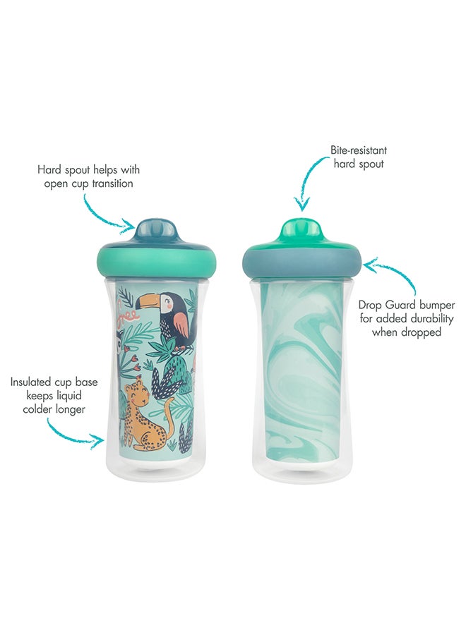 the FIRST years عبوة من 2 كوب شرب معزول باللون الأزرق الفاتح - Image 4