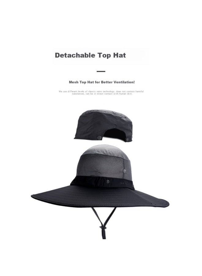Tactical Bird Zhanshuniao Wide-brimmed Sun Protection Hat For Men, Summer Outdoor Sun Hat, Fisherman Hat, Fishing Sun Hat - Image 5