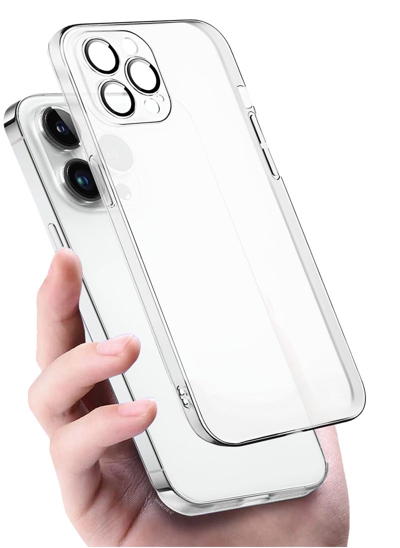 CATANES (for iPhone 14 Pro Max) 3Packs Case Cover Air Skin Series Back Cover Sturdy Durable Thin Case Drop Protection Cover - Transparent White  - Image 5