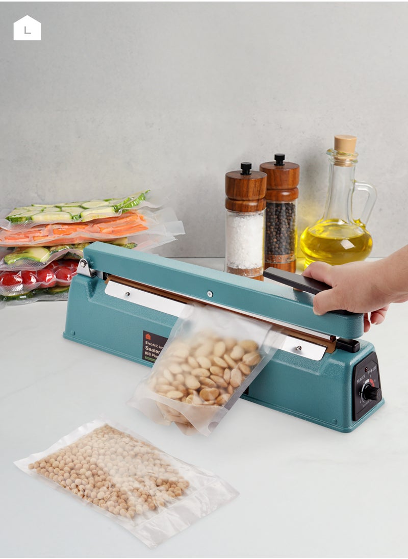 LAWAZIM - Electric Impulse Sealer Machine with BS Plug - 300mm - Ironclad - 280W - Adjustable Heat Sealer for Plastic Foil Kraft Bags -Durable Energy-Efficient for Home Kitchen Stores Small Businesses - Image 1