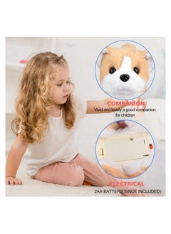 Y&D Plush Interactive Toy, Electronic Pet, Golden Retriever Toy Puppy Pet Dog, Can Walking, Barking, Tail Wagging, Stretching, Companion Animal for Kids (Pastoral Dog)  - Image 3