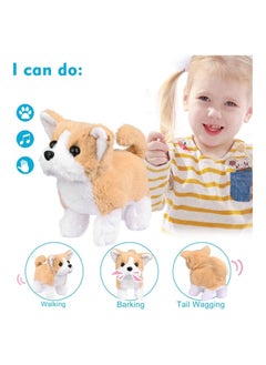 Y&D Plush Interactive Toy, Electronic Pet, Golden Retriever Toy Puppy Pet Dog, Can Walking, Barking, Tail Wagging, Stretching, Companion Animal for Kids (Pastoral Dog)  - Image 5