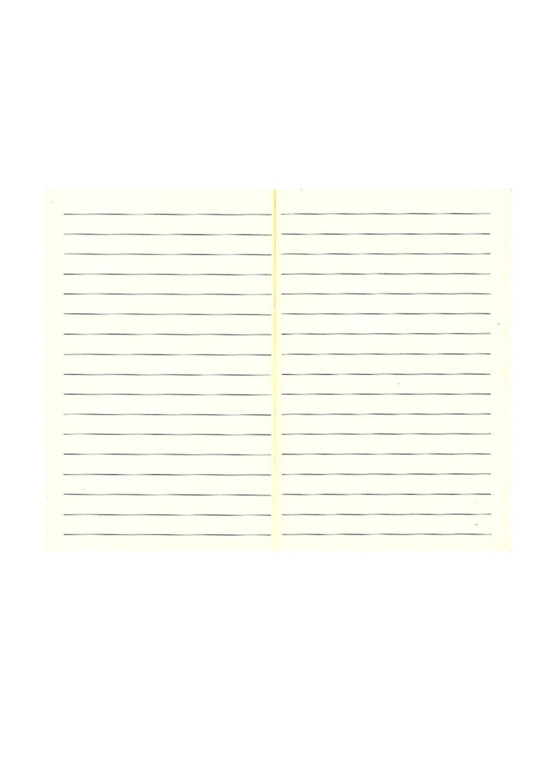Office Maker A6 Size Executive PU Notebook With Elastic Closure And Pen Loop Blue  - Image 2