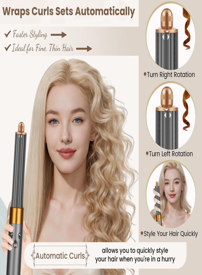 PUREGUST 1.2IN Long Hair Barrels Attachment Compatible with Dyson Airwrap HS01 HS05 HS08 Accessories, Automatic Curling Iron Curlers for Soft Inward Curls Voluminous Outward Waves - Image 5