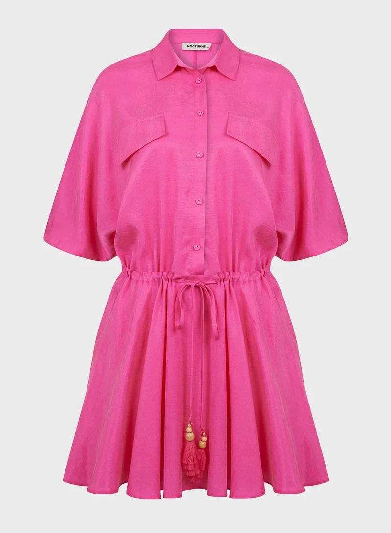 Nocturne Shirred Waist Dress