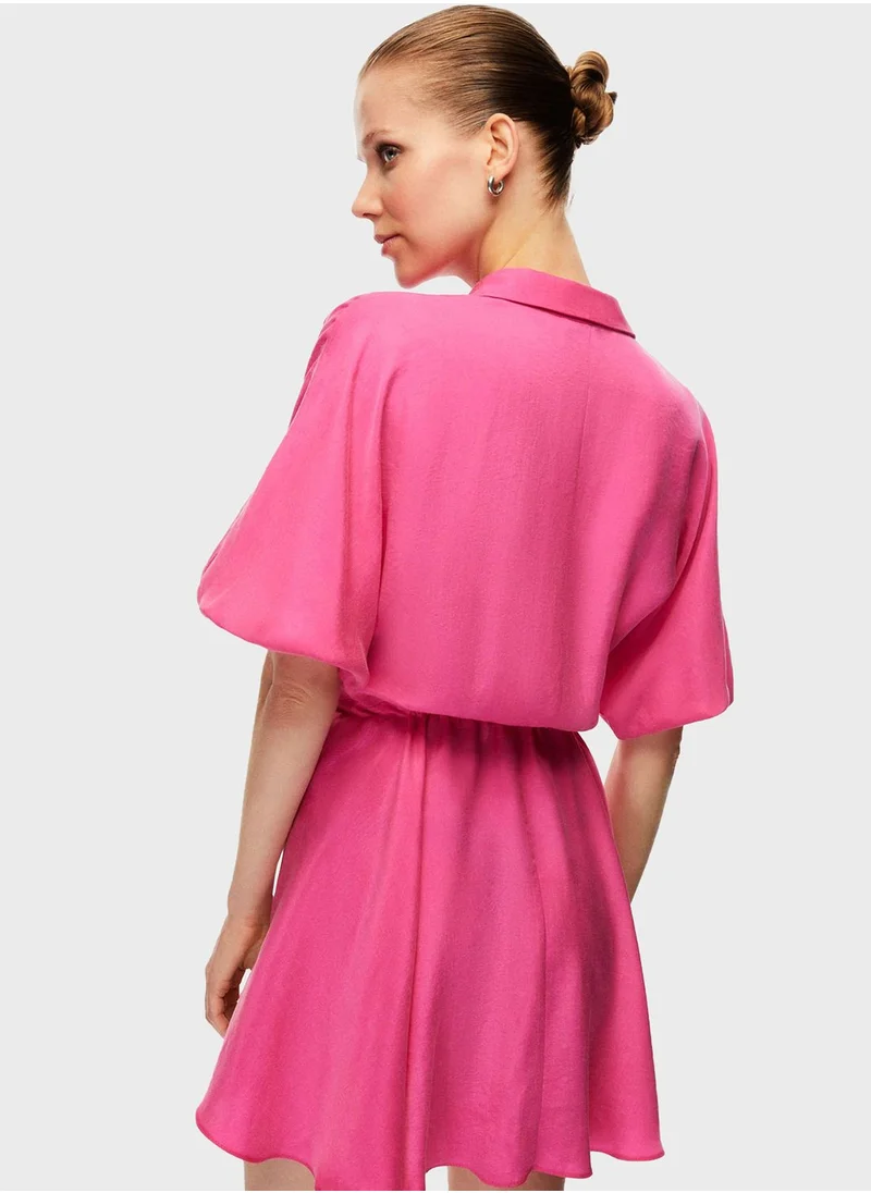 نوكتورن Tassel Detail Shirt Dress