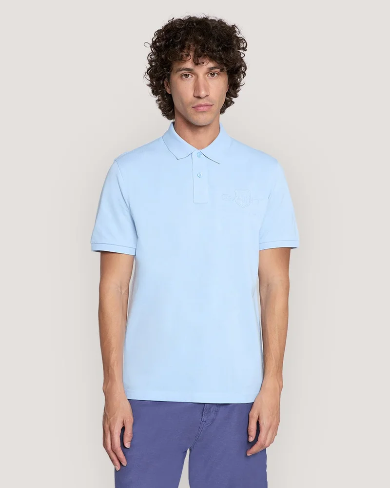 Gant Tonal Shield Polo Shirt