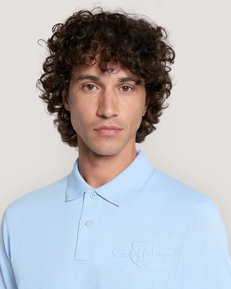 GANT  Gant Tonal Shield Polo Shirt for Men | Best Price UAE