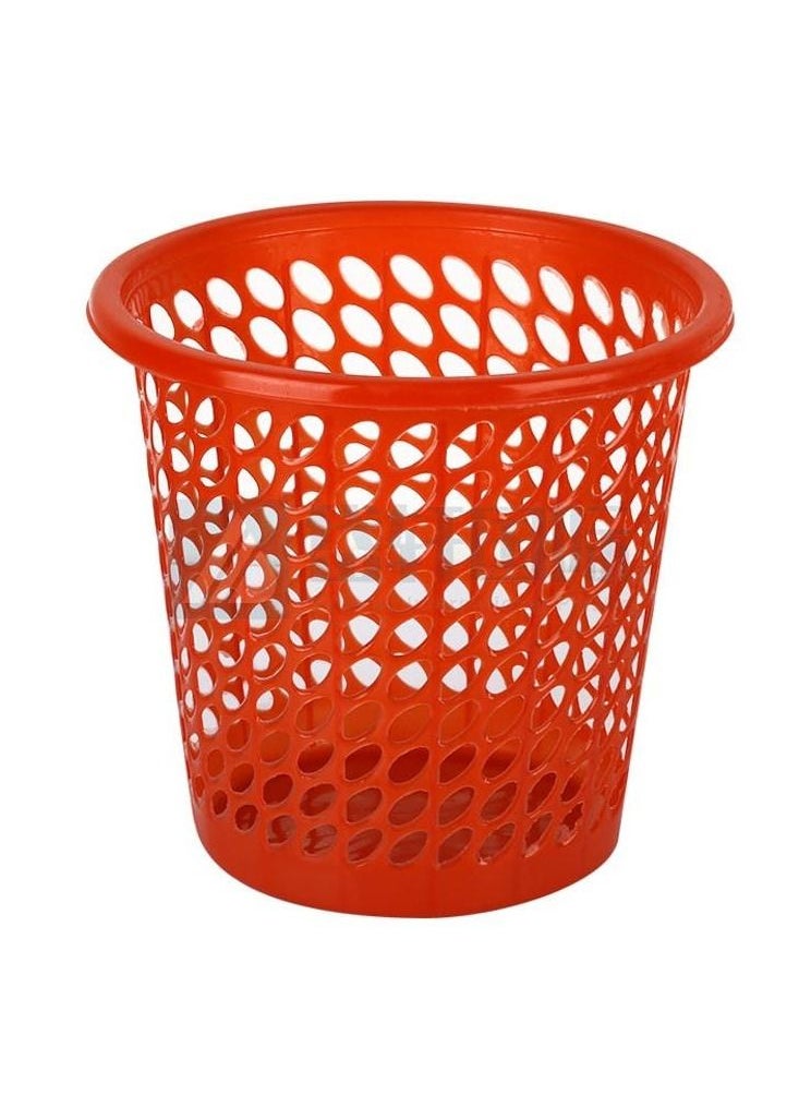 AKC Round Plastic Basket | RED 
