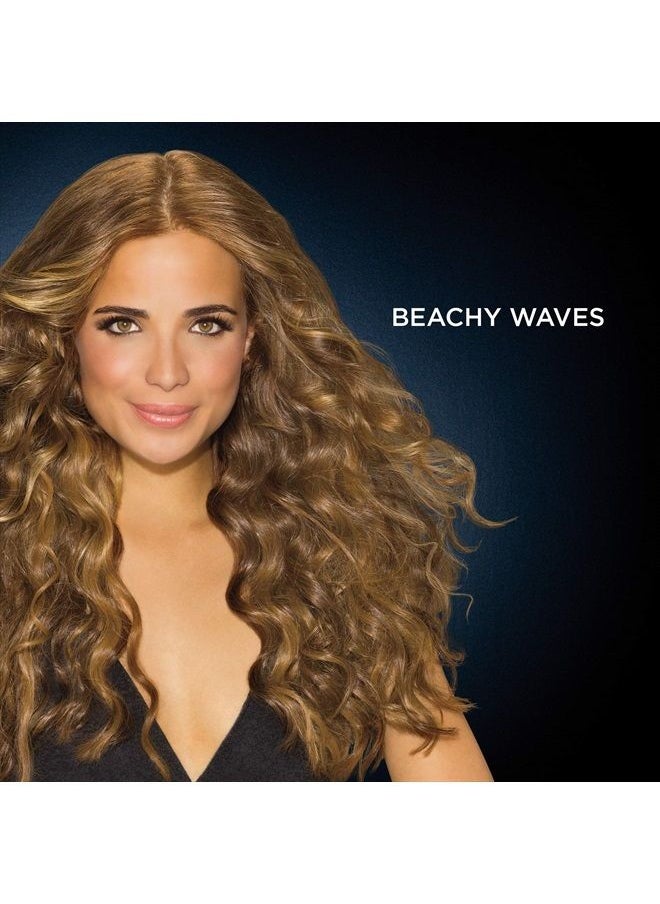 CONAIR - INFINITIPRO BY CONAIR Tourmaline Ceramic 1 1/4-Inch to 3/4-Inch Curling Wand, Tapered wand produces beachy waves - Image 1
