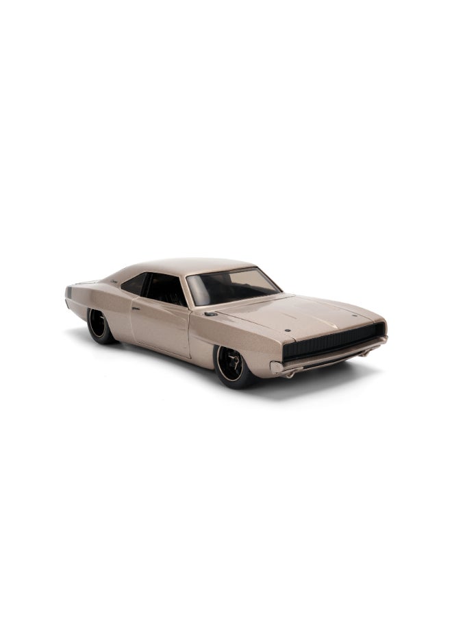 JADA Pink Slips 1:24 - 1968 Dodge Charger, Die-Cast Car with Base, Toys for Kids and Adults - Image 5