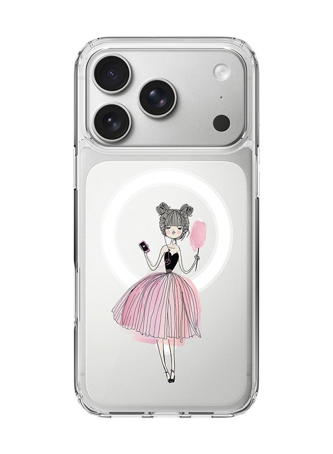 Stylizedd Classic Clear MagSafe Case for iPhone 17 Pro , Hybrid Soft Case Flexible Edges Anti Drop TPU PC Gel Thin Transparent Cover [ Designed for iPhone 17 Pro ] - Lost in Music