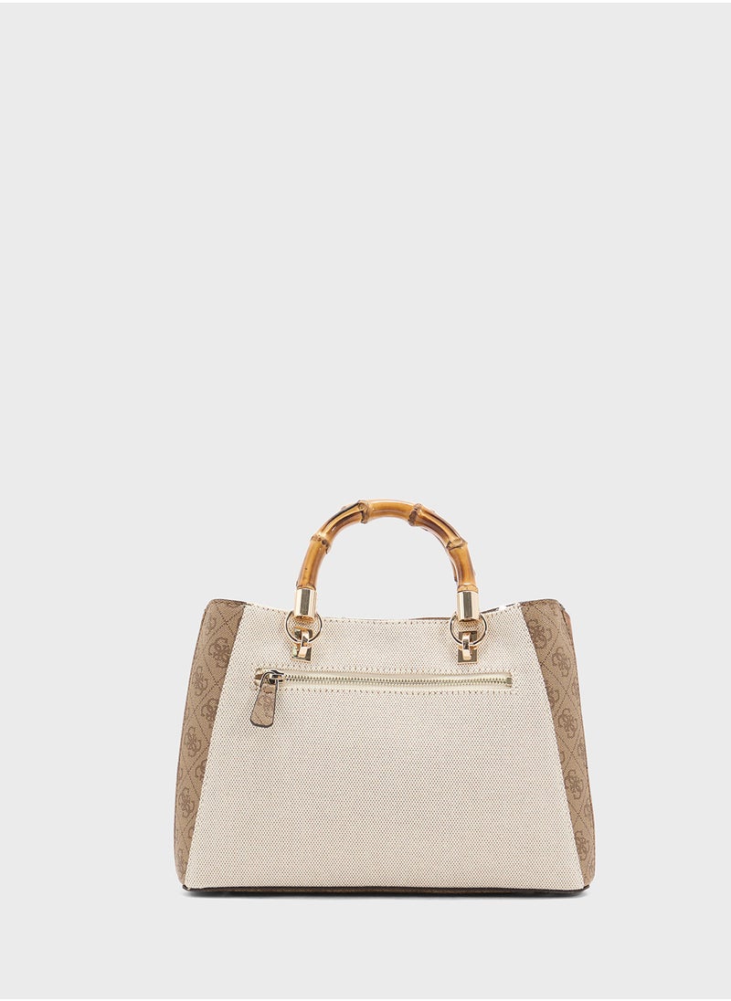 GUESS Kerima Bamboo Girlfriend Satchel  - Image 2