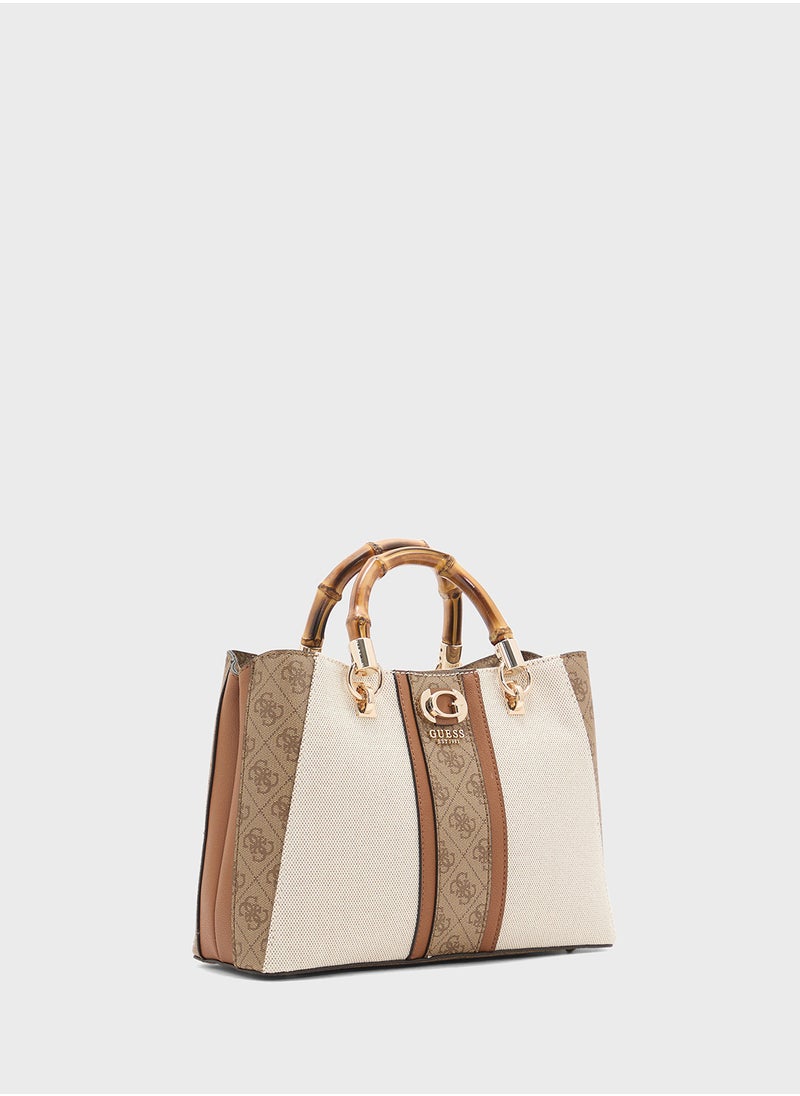 GUESS Kerima Bamboo Girlfriend Satchel  - Image 3