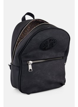 CXL by Christian Lacroix Women Marley PU Denim Backpack, Black  - Image 1