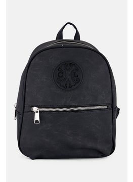 CXL by Christian Lacroix Women Marley PU Denim Backpack, Black  - Image 2