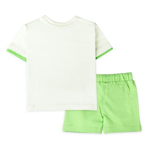 ARIEL Baby Boys & Baby girls Cotton Printed Round Neck Half Sleeve T-shirt & Short Trendy Summer Clothing Sets(AR-BHALFSS-69-Crowd-mouse_Multicolor_6 Months - 9 Months) - Image 2
