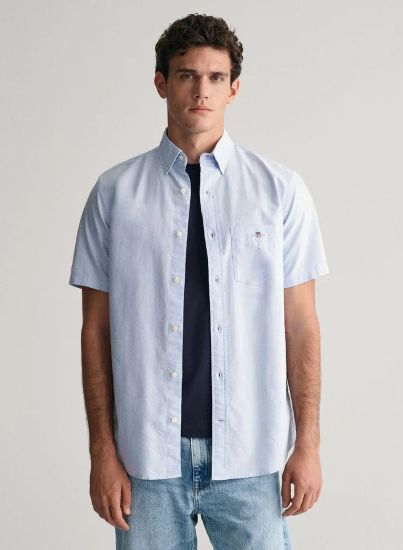 GANT Gant Regular Fit Classic Oxford Short Sleeve Shirt