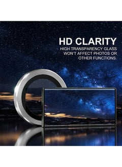 Wtech Samsung Galaxy S24 Ultra 5G 2024 Premium Camera Lens Film Protector Shield (MLHICR) - Clear/Silver  - Image 5