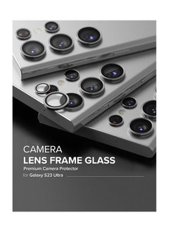 Wtech Samsung Galaxy S24 Ultra 5G 2024 Premium Camera Lens Film Protector Shield (MLHICR) - Clear/Silver  - Image 3