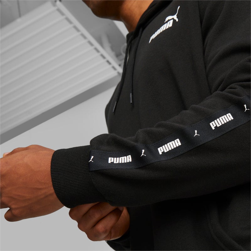 PUMA Essentials+ Tape Mens Black Hoodie - Image 2