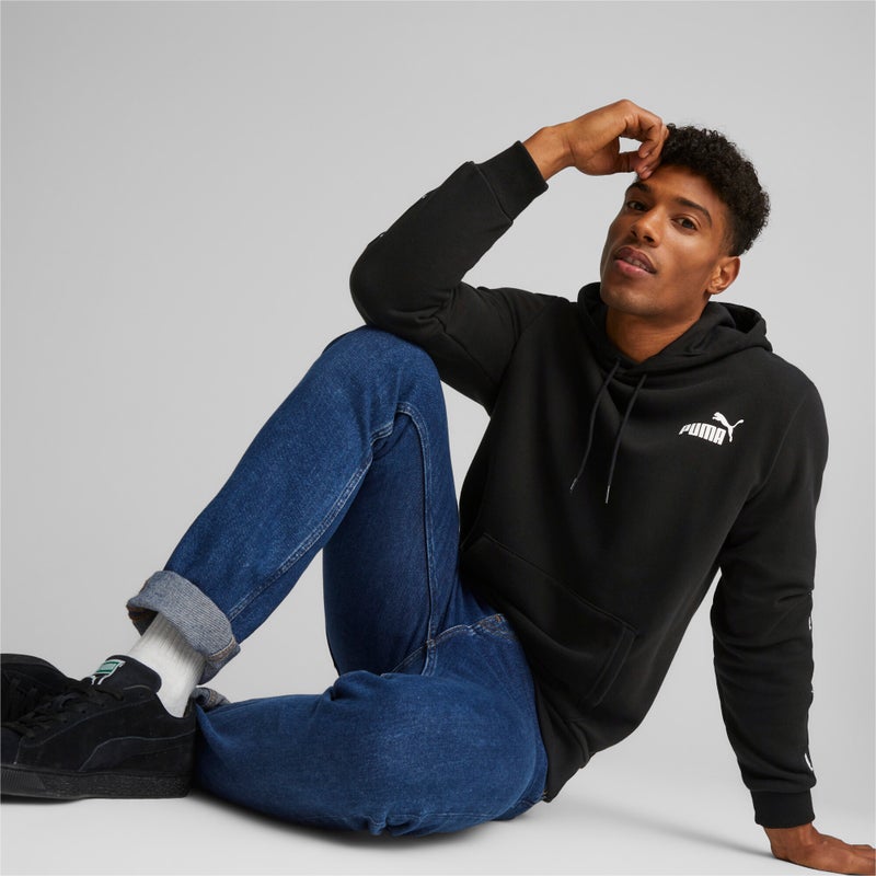 PUMA Essentials+ Tape Mens Black Hoodie - Image 4
