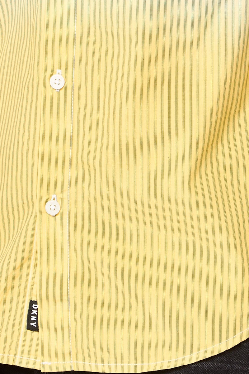 DKNY Men Regular Fit Stripe Short Sleeve Polo Shirt, Multicolor - Image 3