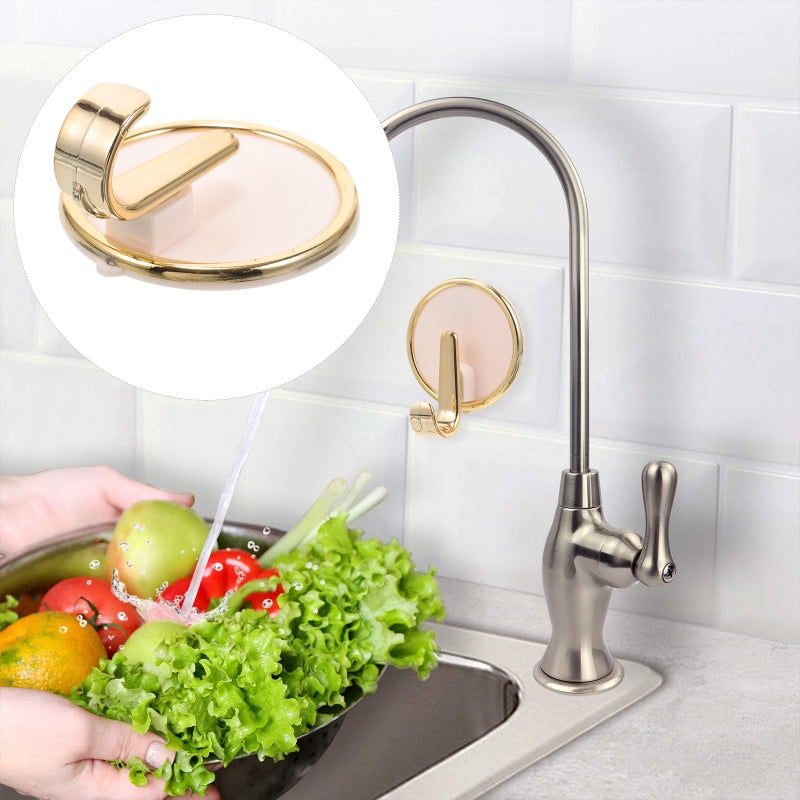 🚽 خطاطيف لاصقة لتخزين المناشف بمقبض قوي للجدران والحمامات - Image 1