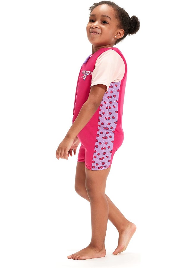 Speedo Speedo Unisex Baby Character Printed Float Suit, Aria Miami Lilac/Sweet Taro, 2-3 Years | Premium Swimwear & Swimming Accessory by Speedo for Training, Fitness and Recreational Use - Premium Goggles for Performance, Durability and Everyday Use - Image 2