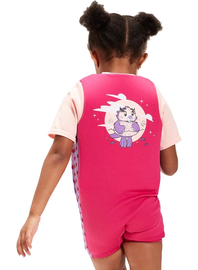 Speedo Speedo Unisex Baby Character Printed Float Suit, Aria Miami Lilac/Sweet Taro, 2-3 Years | Premium Swimwear & Swimming Accessory by Speedo for Training, Fitness and Recreational Use - Premium Goggles for Performance, Durability and Everyday Use - Image 4
