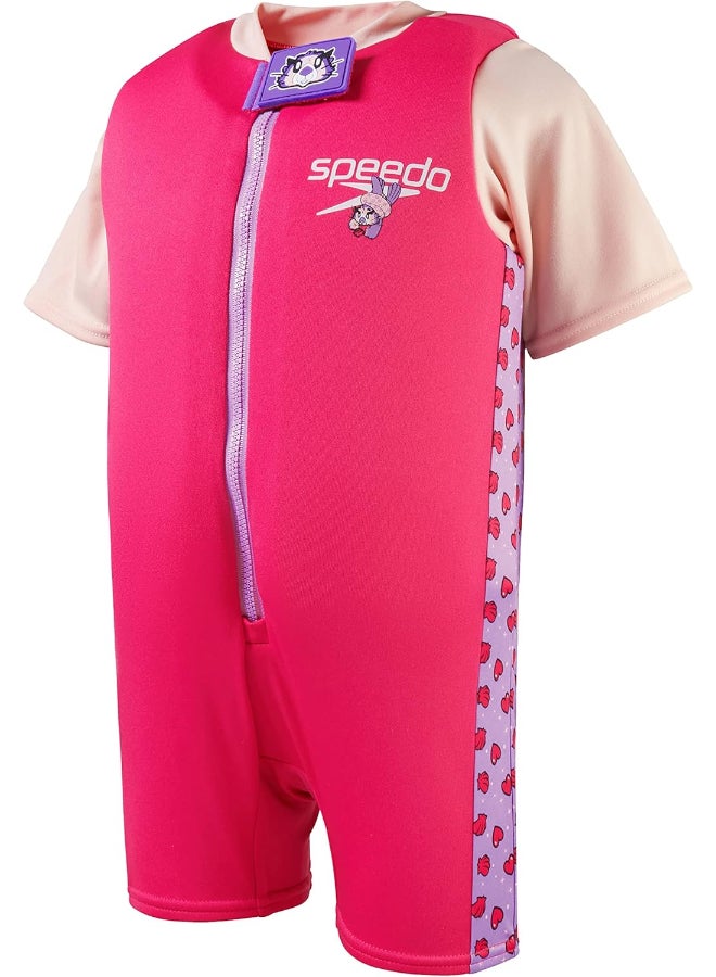 Speedo Speedo Unisex Baby Character Printed Float Suit, Aria Miami Lilac/Sweet Taro, 2-3 Years | Premium Swimwear & Swimming Accessory by Speedo for Training, Fitness and Recreational Use - Premium Goggles for Performance, Durability and Everyday Use - Image 1