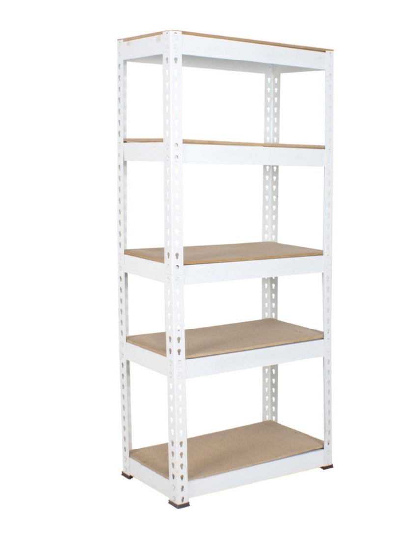 DubaiGallery 5-Tier Steel Shelving; 800 lb. Capacity per Shelf; Black storage organizer shelf shelves  - Image 3