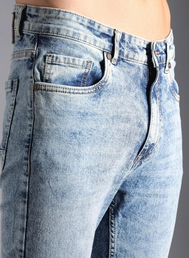 HIGH STAR High Star Mid Rise Faded Regular Fit Jeans