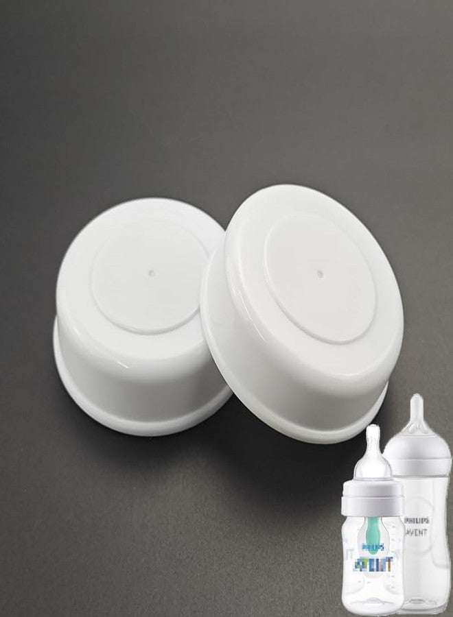 EESC2Y (6-PCs) Travel Bottle Caps Compatible with Avent Bottles, Bottle Lids Replacement Modle B - Image 1