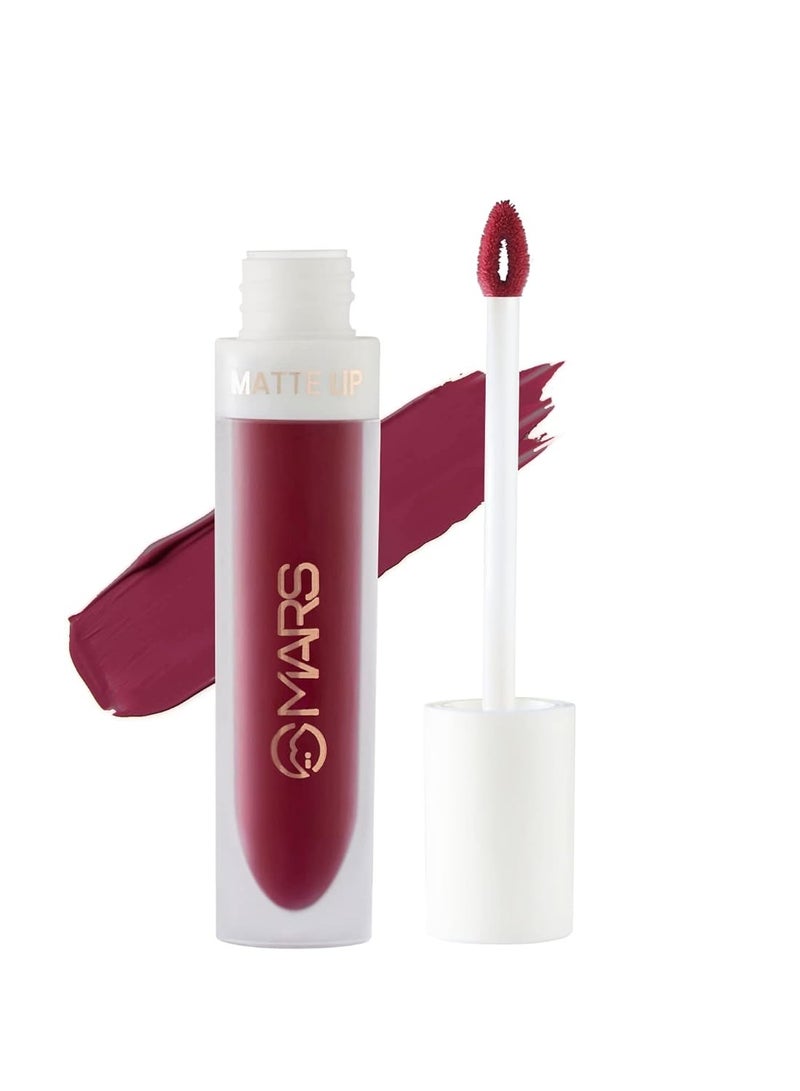 مارس لون الشفاه السائل غير اللامع من مارس طويل الأمد 4.5 مل 04 دعابة داكنة - Image 1