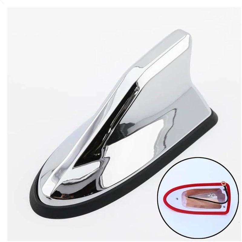 هوائي سيارة على شكل زعنفة سمك القرش مقاوم للماء باللون الأحمر الدامي متوافق مع رينو كليو 1 2 3 4 5 - Image 5