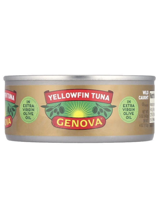 Genova Genova, Yellowfin Tuna In Extra Virgin Olive Oil, 5 oz (142 g)  - Image 1