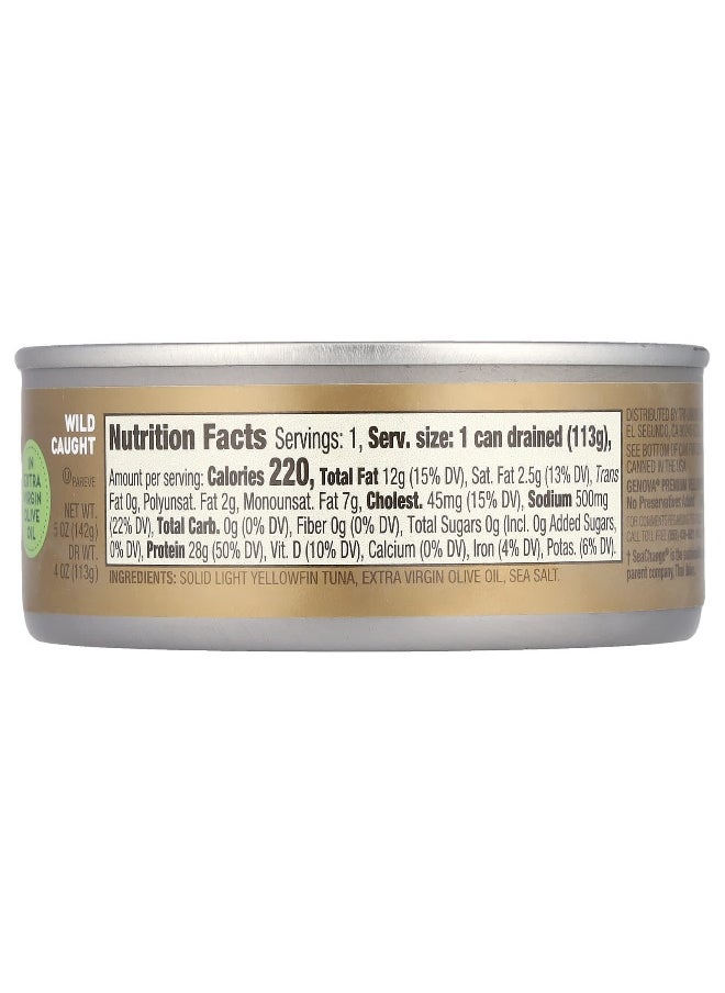 Genova Genova, Yellowfin Tuna In Extra Virgin Olive Oil, 5 oz (142 g)  - Image 2