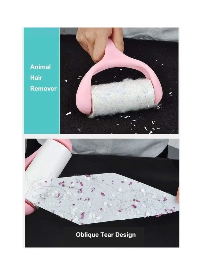 Lint Roller, Super Sticky Pet Hair Remover Kit with 9 Refills, Adhesive Lint Brush for Clothes ,Carpet, Car Seats, Dust ,Dogs, Cats Assorted  - Image 5