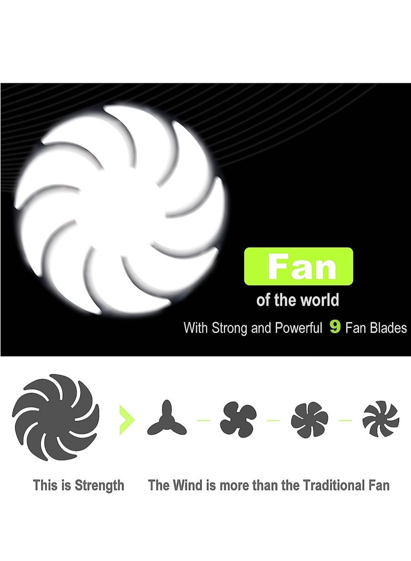 Loquat Cooling Fan Dustproof for Xbox Series X with RGB LED Light Strip, with Rubber Dust Plugs, 3-Speed Adjustable Top Fan, Cooler u0026 Light Independent Touch Switch, Low Noise, Extra 2 USB Port - Image 5