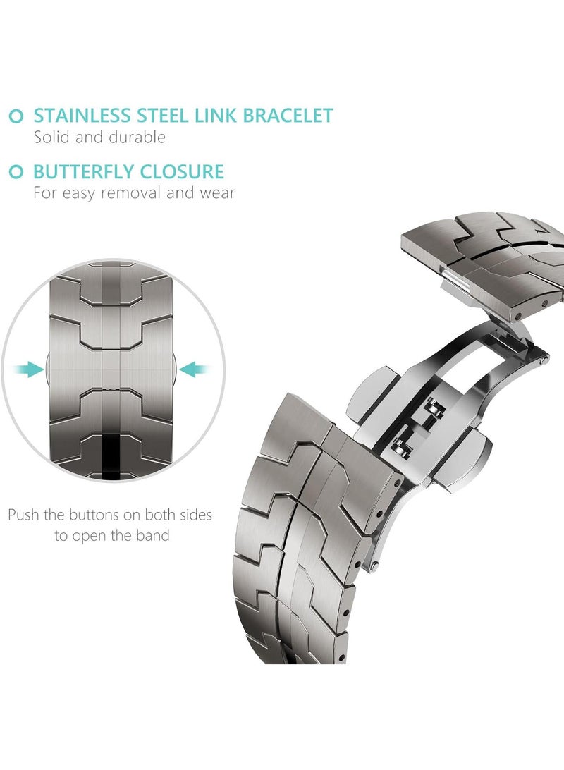 Y&D For Apple Watch 42mm 44mm 45mm 49mm Metal Strap - Image 5