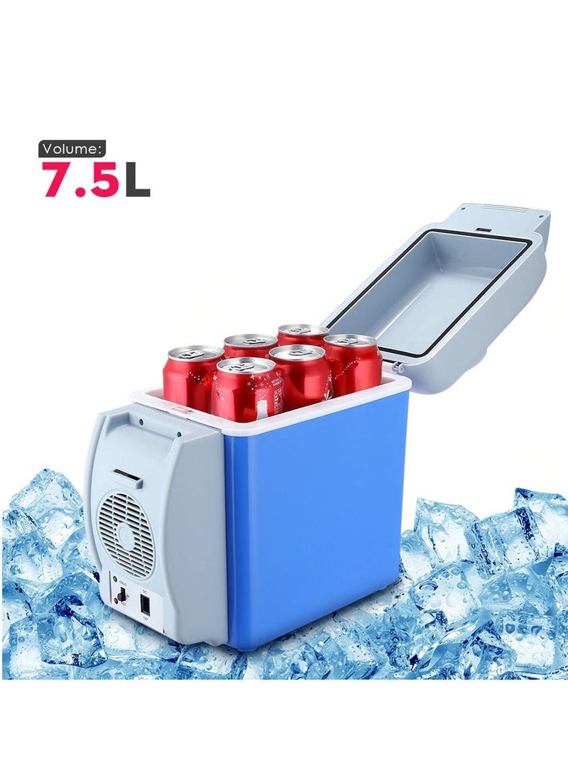 Crony CRONY 7.5L Mini Car Refrigerator | Dual-Mode Cooler & Warmer | 12V DC, 30W | Portable Food & Beverage Storage with Overload Protection, Cup Holder & Shoulder Strap - Image 2