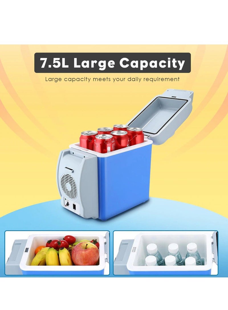 Crony CRONY 7.5L Mini Car Refrigerator | Dual-Mode Cooler & Warmer | 12V DC, 30W | Portable Food & Beverage Storage with Overload Protection, Cup Holder & Shoulder Strap - Image 3