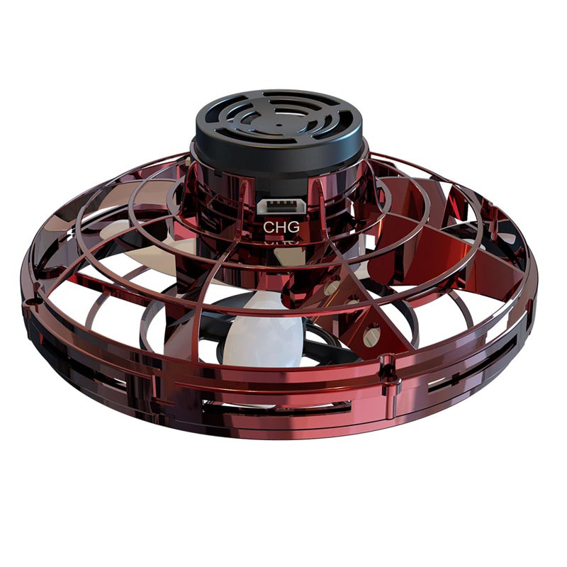 GoolRC Flying Spinner Mini Drone, Fidget Spinner Flying Boomerang Toys Magical Hand Controlled Gyro Flying Drone with LED Light Gifts for Teens Adults Indoor Outdoor - Image 4